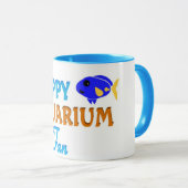 Glückliche Aquarium-Tasse Tasse (VorderseiteRechts)