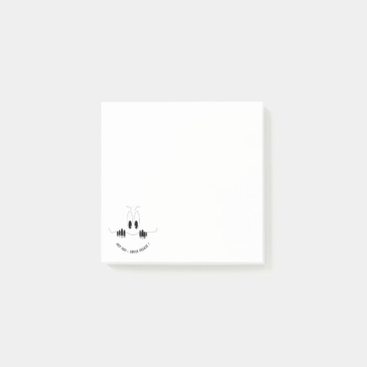 Glückliche Augen Lustige Haftnotizen Post-it Klebezettel (Vorderseite)