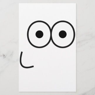 Glückliche Augen und Mund - Papier