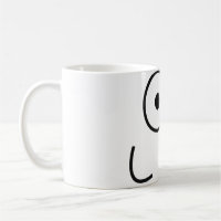 Glückliche Augen und Mund - Tasse