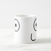 Glückliche Augen und Mund - Tasse (Mittel)