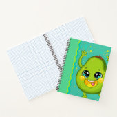 Glückliche Avocado Notizblock (Innenseite)