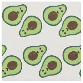 Glückliche Avocados Stoff (Nahaufnahme)