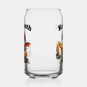 Glückliche Babydrachen auf Baustelle Dosenglas (Rechts)