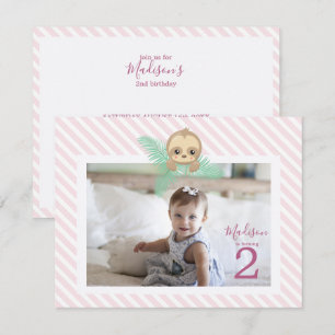 Glückliche Babyfaultier 2. Geburtstags-Einladung Einladung