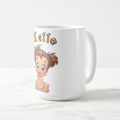 Glückliche Babys und Glück. Kaffeetasse (VorderseiteRechts)