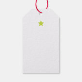 Glückliche Backgeister Geschenkanhänger (Rückseite)