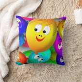 glückliche Ballone Kissen (Decke)