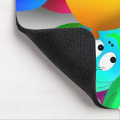 glückliche Ballone Mousepad (Ecke)