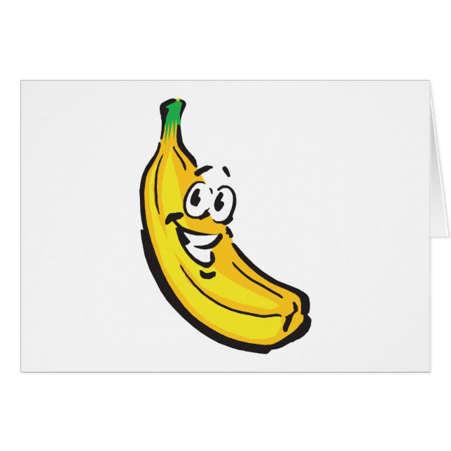 glückliche Banane (Vorderseite (Horizontal))