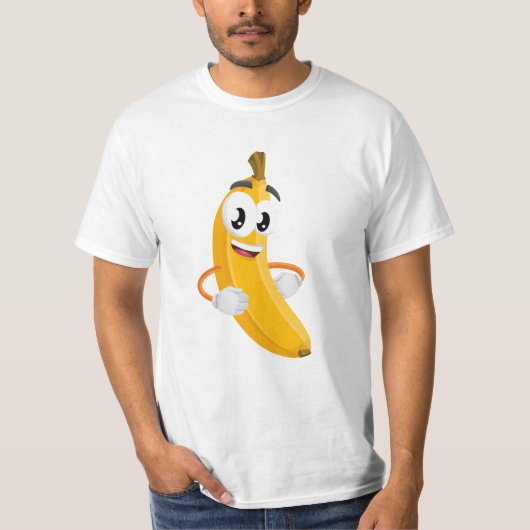 glückliche Banane Demokratische T-Shirt (Vorderseite)