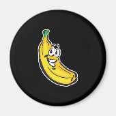 glückliche Banane Magnet (Vorne)