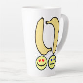 Glückliche Banane vs. Verärgerte Banane  Milchtasse (Rechte Ecke)