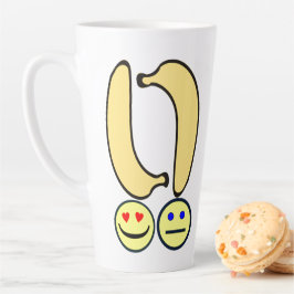 Glückliche Banane vs. Verärgerte Banane Milchtasse