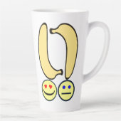 Glückliche Banane vs. Verärgerte Banane  Milchtasse (Rechts)