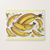 Glückliche Bananen-Rätsel Puzzle (Horizontal)