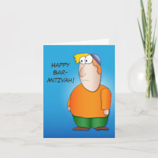Glückliche Bar mitzva Grußkarte Karte