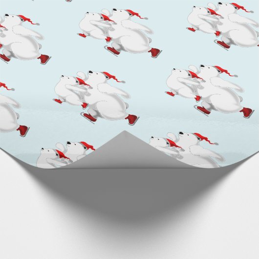 Glückliche Bären Geschenkpapier (Ecke)