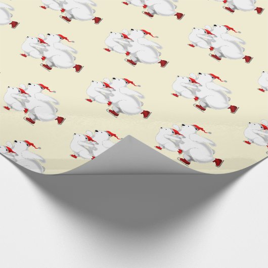 Glückliche Bären Geschenkpapier (Ecke)