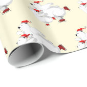 Glückliche Bären Geschenkpapier (Rolleneckpunkt)