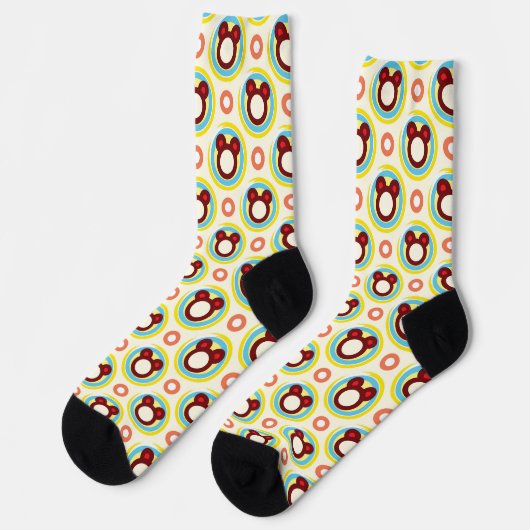 glückliche Bären Socken (Linkes Detail)