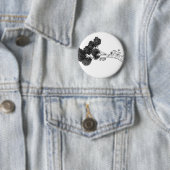 Glückliche Baum-Freunde Button (Beispiel)