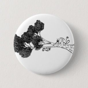 Glückliche Baum-Freunde Button
