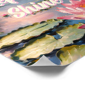 Glückliche Bejahungen, gutes Gefühl Poster (Ecke)