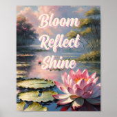 Glückliche Bejahungen, gutes Gefühl Poster (Vorne)