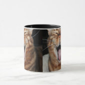 Glückliche bengalische Katzen-Foto-Tasse, addieren Tasse (Zentrum)