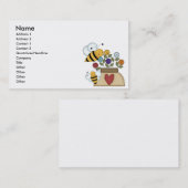 glückliche Bestäubung Visitenkarte (Vorne/Hinten)