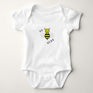 Glückliche Biene Baby Strampler