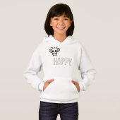 Glückliche Biene :) Hoodie (Vorne ganz)