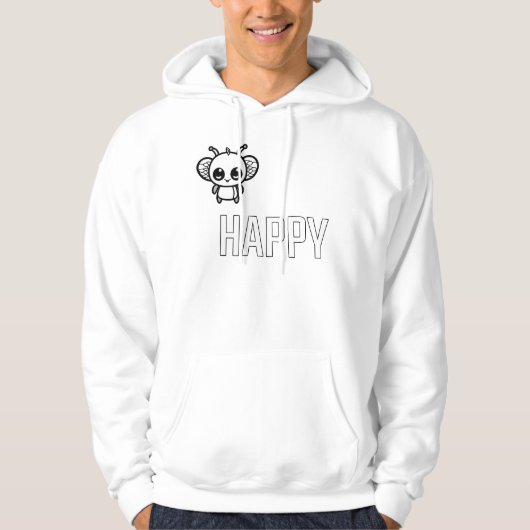Glückliche Biene :) Hoodie (Vorderseite)