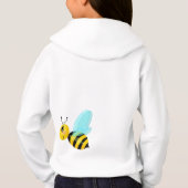 Glückliche Biene Hoodie (Rückseite)