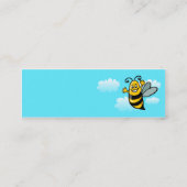 Glückliche Biene Mini Visitenkarte (Rückseite)