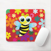 Glückliche Biene Mousepad (Mit Mouse)