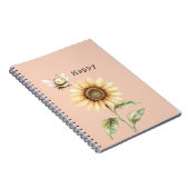 Glückliche Biene Notizblock (Rechte Seite)