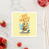 Glückliche Biene Süße Biene Party Papiertücher Serviette (Beispiel)