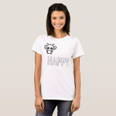 Glückliche Biene :) T-Shirt (Vorne ganz)