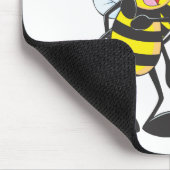 Glückliche Bienen-Familie, die Spaß zusammen hat Mousepad (Ecke)