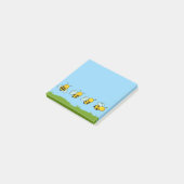 Glückliche Bienen Post-It Notizen (angewinkelt)