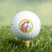Glückliche BIRDIE Parrot Golfschläger Golfball (Insitu T-Shirt)