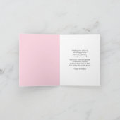 Glückliche Birthday Peonies auf Golfplatz Karte (Innenseite)