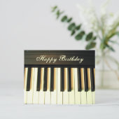 Glückliche Birthday_ Postkarte (Stehend Vorderseite)