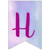 Glückliche Birthday Sonne und Planeten jagen Wimpelkette (Zweite Fahne)