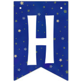 Glückliche Birthday Sonne und Planeten jagen Wimpelkette (Zweite Fahne)