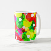Glückliche Blasen Kaffeetasse (VorderseiteRechts)
