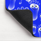 Glückliche blaue Füße Mousepad (Ecke)