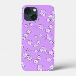 Glückliche Blume 4 - Violet - Niedliche Girly Cas Case-Mate iPhone Hülle